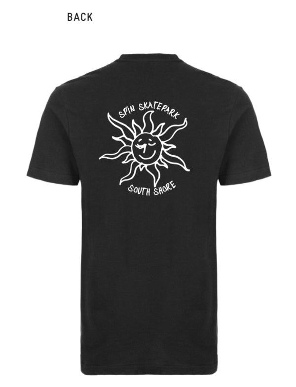 Spin X Gonz - T shirt Heart Big Back logo