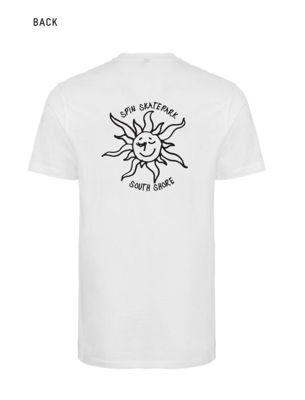 Spin X Gonz - T shirt Heart Big Back logo