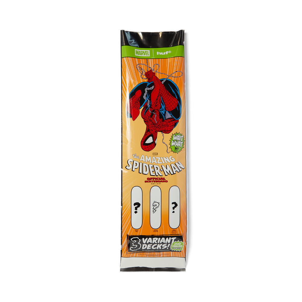 HUF x  Marvel Spider-Man Issue 321 Blind Bag Skateboard Deck