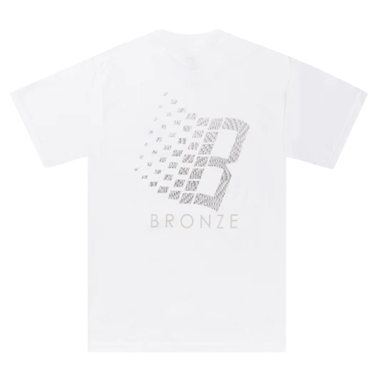 Bronze 56K B Logo Tee White