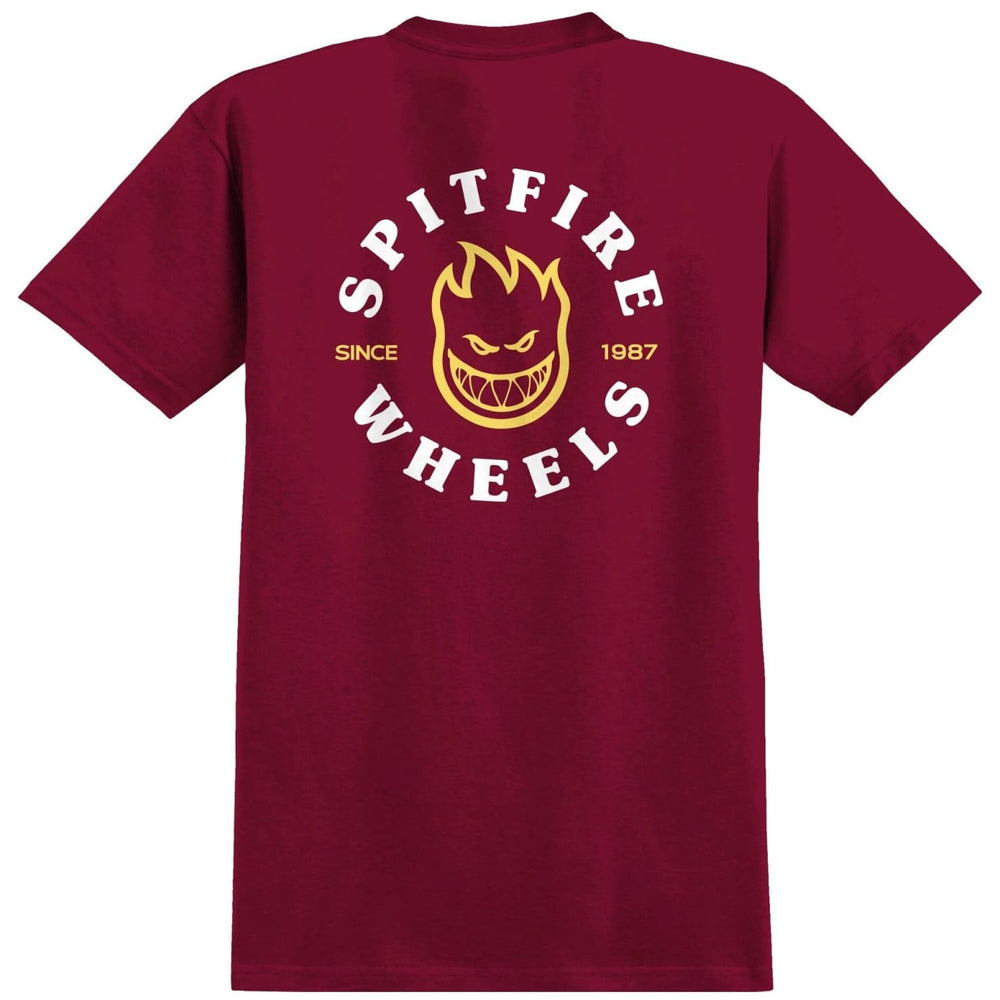 Spitfire Bighead Classic SS Pocket Tee (Red/Yellow)